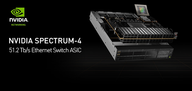 Platforma End-to-End 400G Hyperscale Networking Platform oferă o accelerare de 4 ori mai mare cu ajutorul switch-ului inovator Spectrum-4