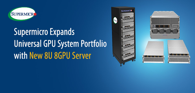 Noul server 8U cu GPU-uri NVIDIA H100/A100 crește performanța AI
