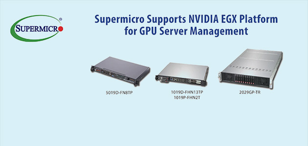 Software-ul NVIDIA EGX Stack combinat cu Supermicro hardware poate gestiona servere GPU prin rețele într-un mediu Nativ Single Cloud.