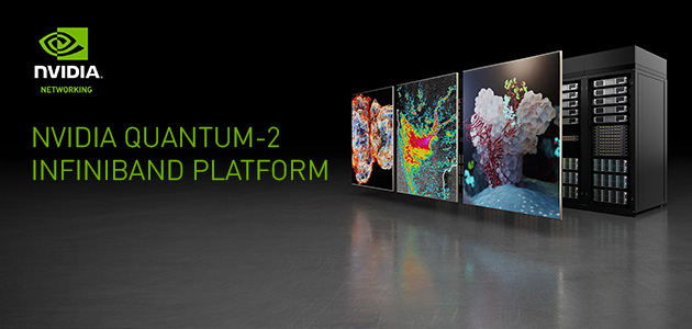 NVIDIA Quantum-2 este o platformă de rețea InfiniBand de 400 Gbps care constă în switch-ul NVIDIA Quantum-2