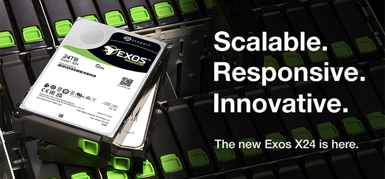 Seagate lansează Exos® X24 HDD Enterprise Drives